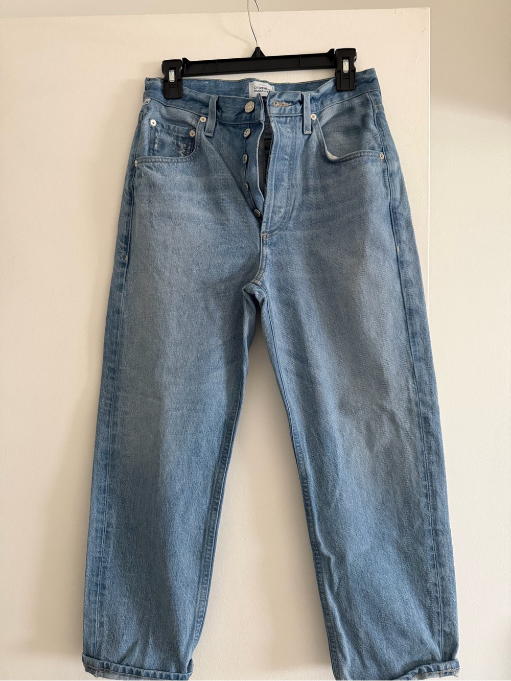 Citizens Of Humanity Light Blue Relaxed Jeans - Button Fly
